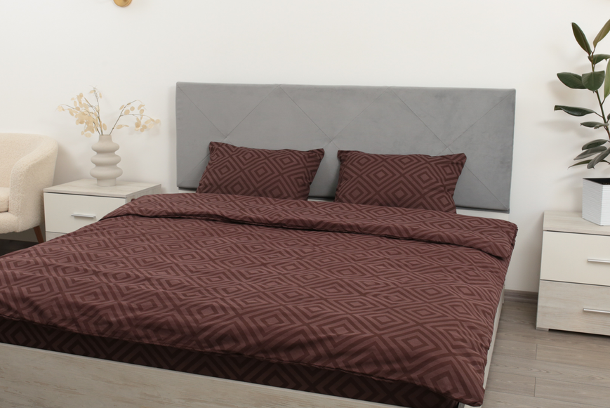 Комплект постельного белья Amore, Бязь KPB-A1,5-GLux-128brown (50x70) фото