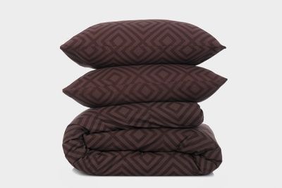Комплект постільної білизни Amore Бязь KPB-A1,5-GLux-128brown (50x70)_ фото