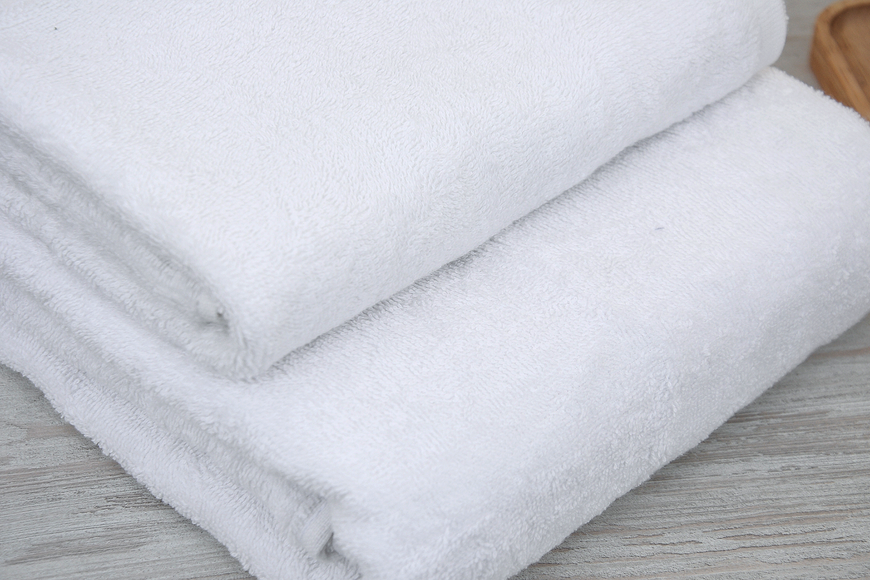 Towel set 50x90+70x140, white