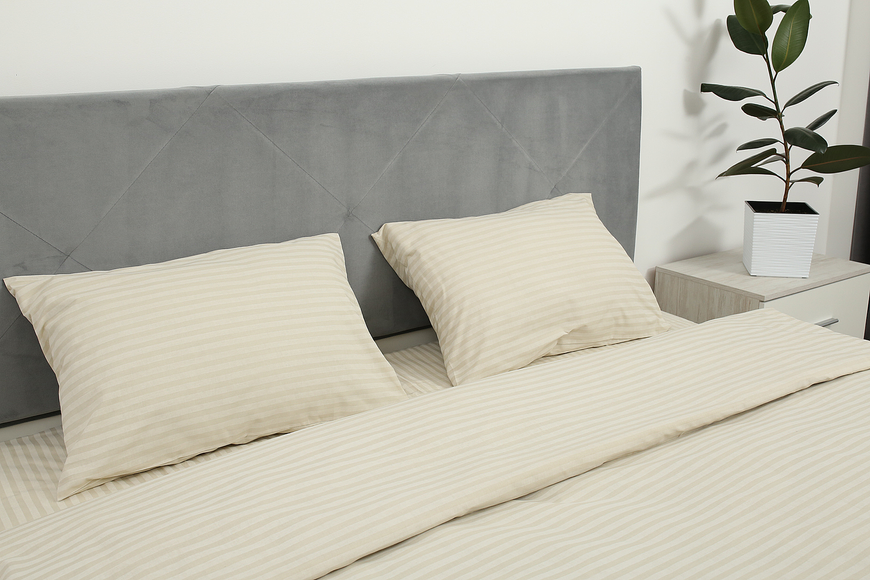 Комплект постільної білизни Amore Бязь KPB-Ae-Glux-10023beige(70x70)_ фото