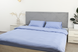 Комплект постельного белья Amore, Страйп-сатин KPB-A1,5-STLux-blue3919 50x70 фото 2