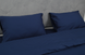 Комплект постельного белья Amore, Страйп-сатин KPB-A1,5-STLux-darkblue4027 50x70 фото 3