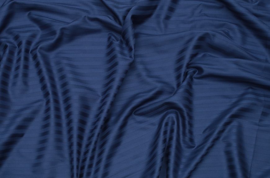 Комплект постельного белья Amore, Страйп-сатин KPB-A1,5-STLux-darkblue4027 50x70 фото