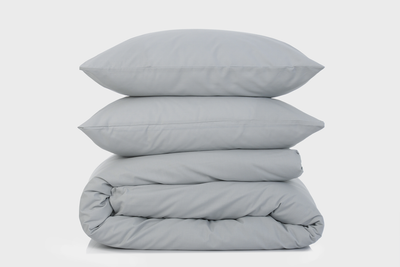 Комплект постільної білизни Amore Бязь KPB-A1,5-GLux-1049grayviolet(70x70)_ фото
