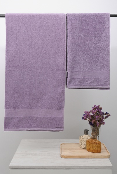 Towel set 50x90+70x140 Lilac