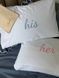 Наволочка с вышивкой His+Her (Blue+Pink) NAV-his+her(Blue+Pink)-(50x70)_ фото 3