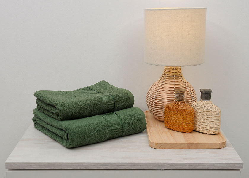 Towel set 50x90+70x140 Olive