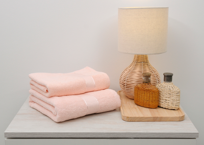 Towel set 50x90+70x140 Peach