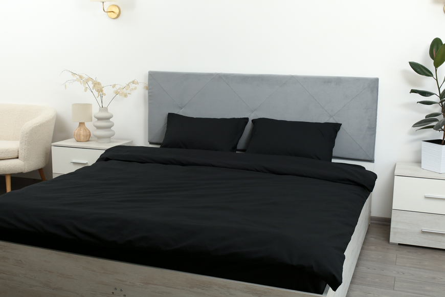 Комплект постельного белья Amore, Бязь KPB-A1,5-Glux-1032black(50x70) фото