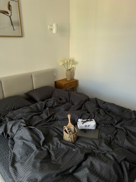 Amore bedding set striped satin