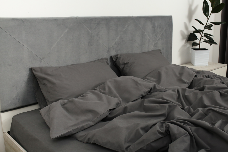 Комплект постельного белья Amore, Бязь KPB-A1,5-Glux-1027graphite(50x70) фото