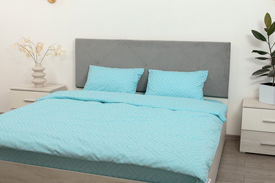 Комплект постельного белья Amore Бязь KPB-A1,5-GLux-146blue(50x70)_ фото