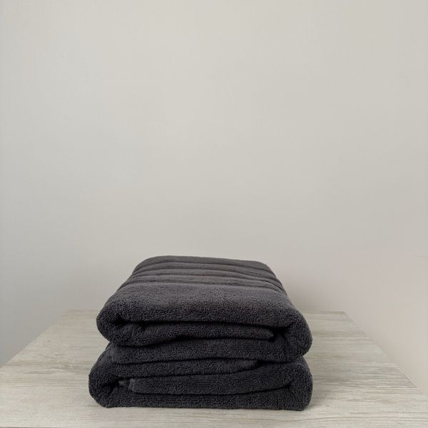 Банний махровий рушник 70x140 UK-88-701-darkgray(70x140)_ фото