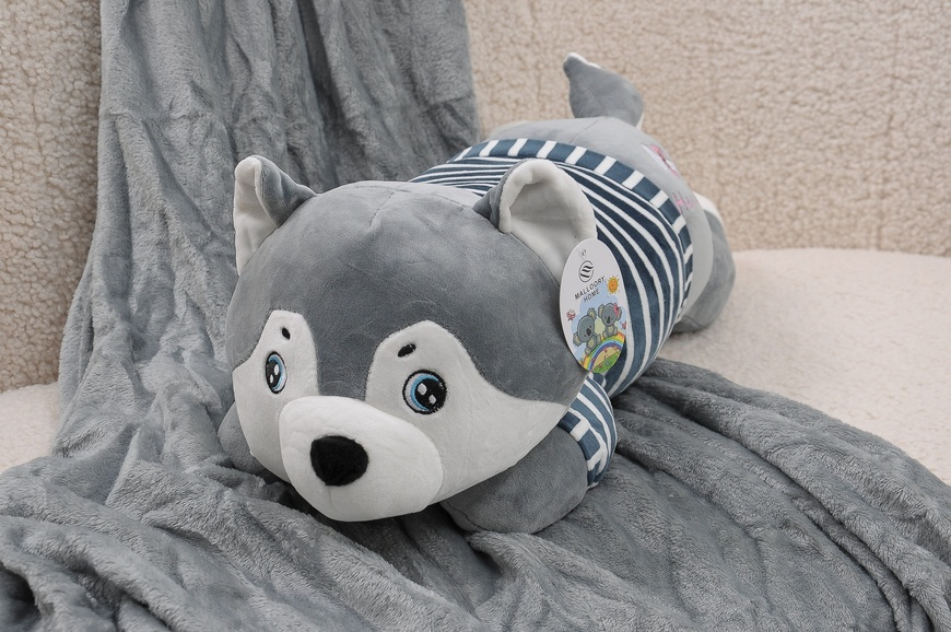 Baby fleece plaid + toy M, 160x120 cm