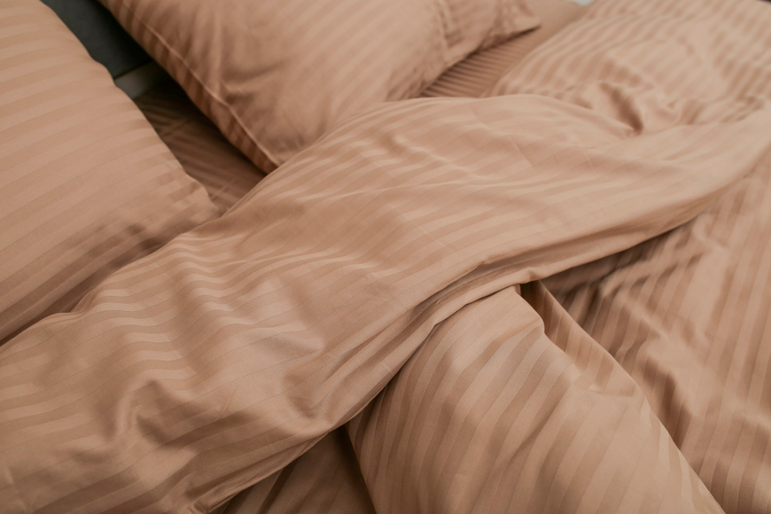 Комплект постельного белья Amore, Страйп-сатин KPB-A1,5-STLux-natural1310 50x70 фото