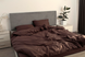 Комплект постельного белья Amore, Страйп-сатин KPB-A1,5-STLux-chocolate1420 50x70 фото 6