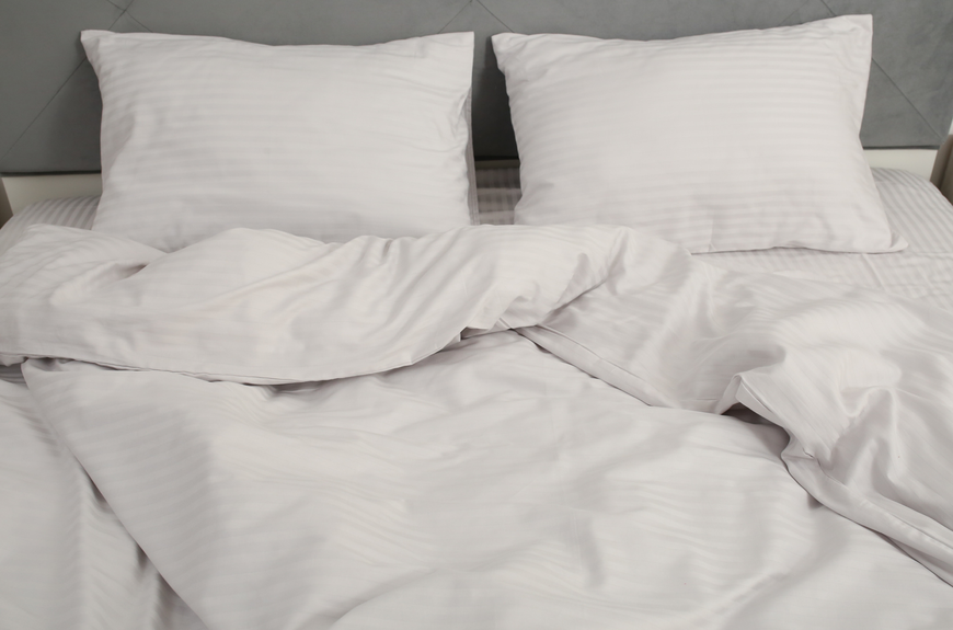 Amore bedding set, striped satin, 50x70, Semi, 150x215 cm, 150x215 cm
