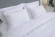 Amore bedding set, striped satin Premium, white, 50x70