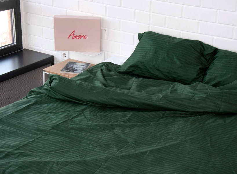 Amore bedding set, striped satin, 70x70, Semi, 150x215 cm, 150x215 cm, 2 pillowcases, a sheet, a duvet cover