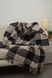 Brown woolen plaid (140x200), 140x200 cm