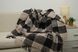 Brown woolen plaid (140x200), 140x200 cm