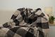 Brown woolen plaid (140x200), 140x200 cm